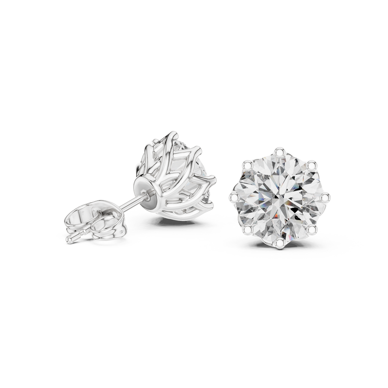 Earring 9#10075E@7 - White Gold - Image