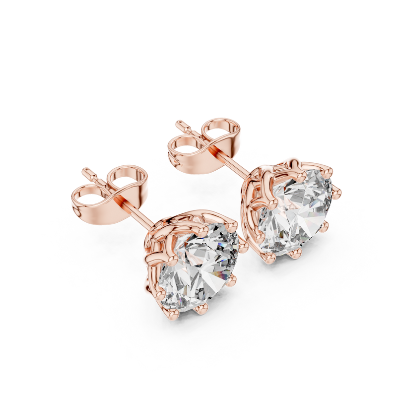 Earring 9#10075E@7 - Rose Gold - Image