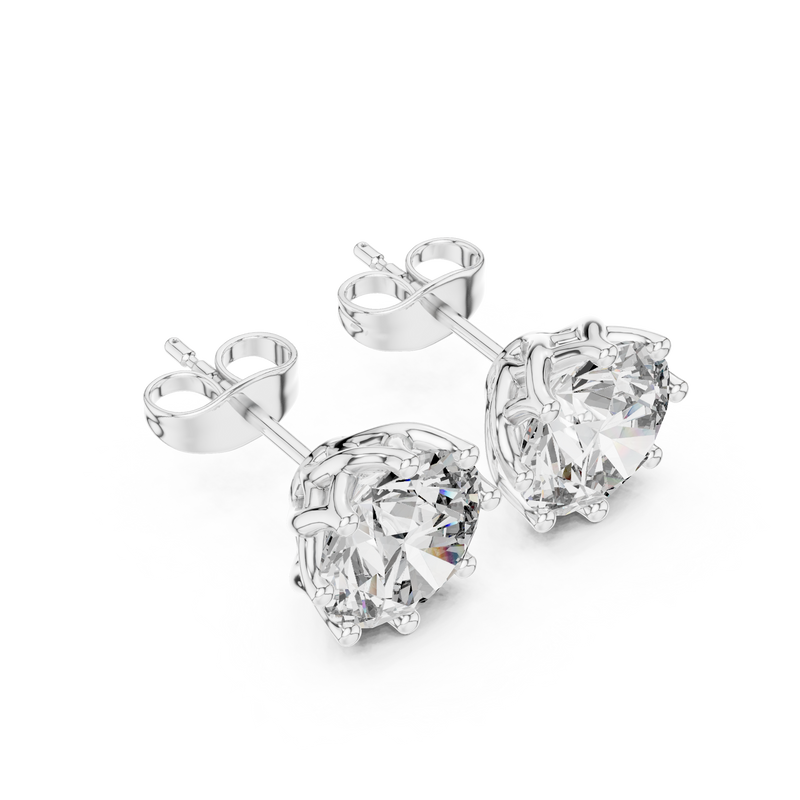Earring 9#10075E@7 - White Gold - Image