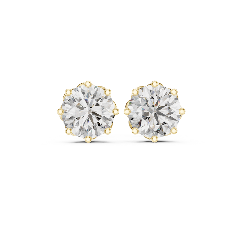 Earring 9#10075E@7 - Yellow Gold - Image