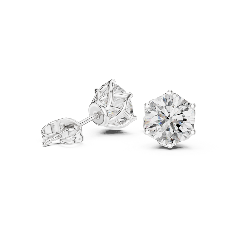 Earring 9#10076E - White Gold - Image