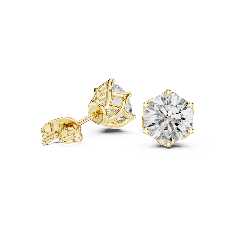 Earring 9#10076E - Yellow Gold - Image
