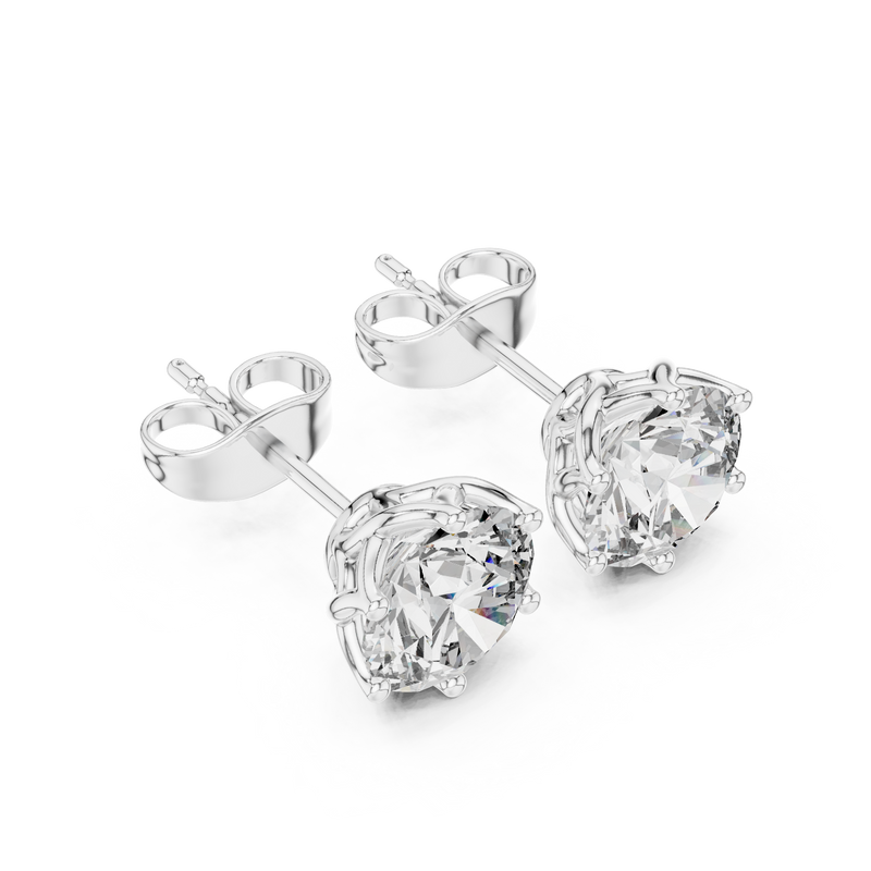 Earring 9#10076E - White Gold - Image