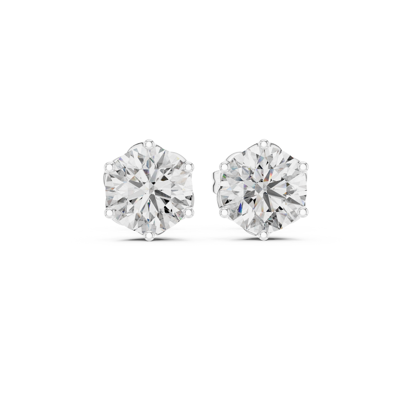 Earring 9#10076E - White Gold - Image