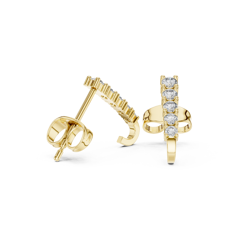 Earring 9#10077E - Yellow Gold - Image