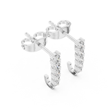 Earring 9#10077E - White Gold - Image