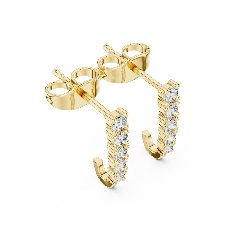 Earring 9#10077E - Yellow Gold - Image