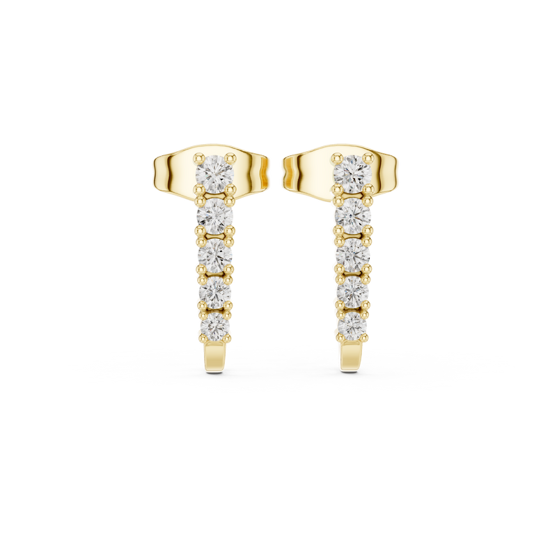 Earring 9#10077E - Yellow Gold - Image
