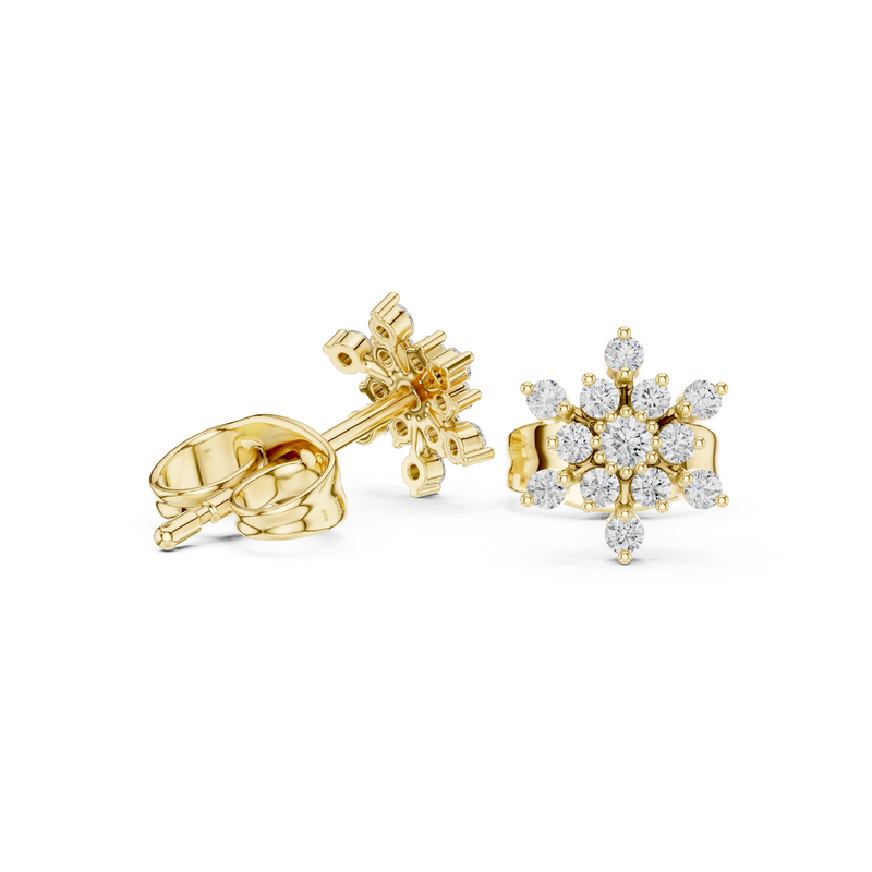 Earring 9#10079E - Yellow Gold - Image