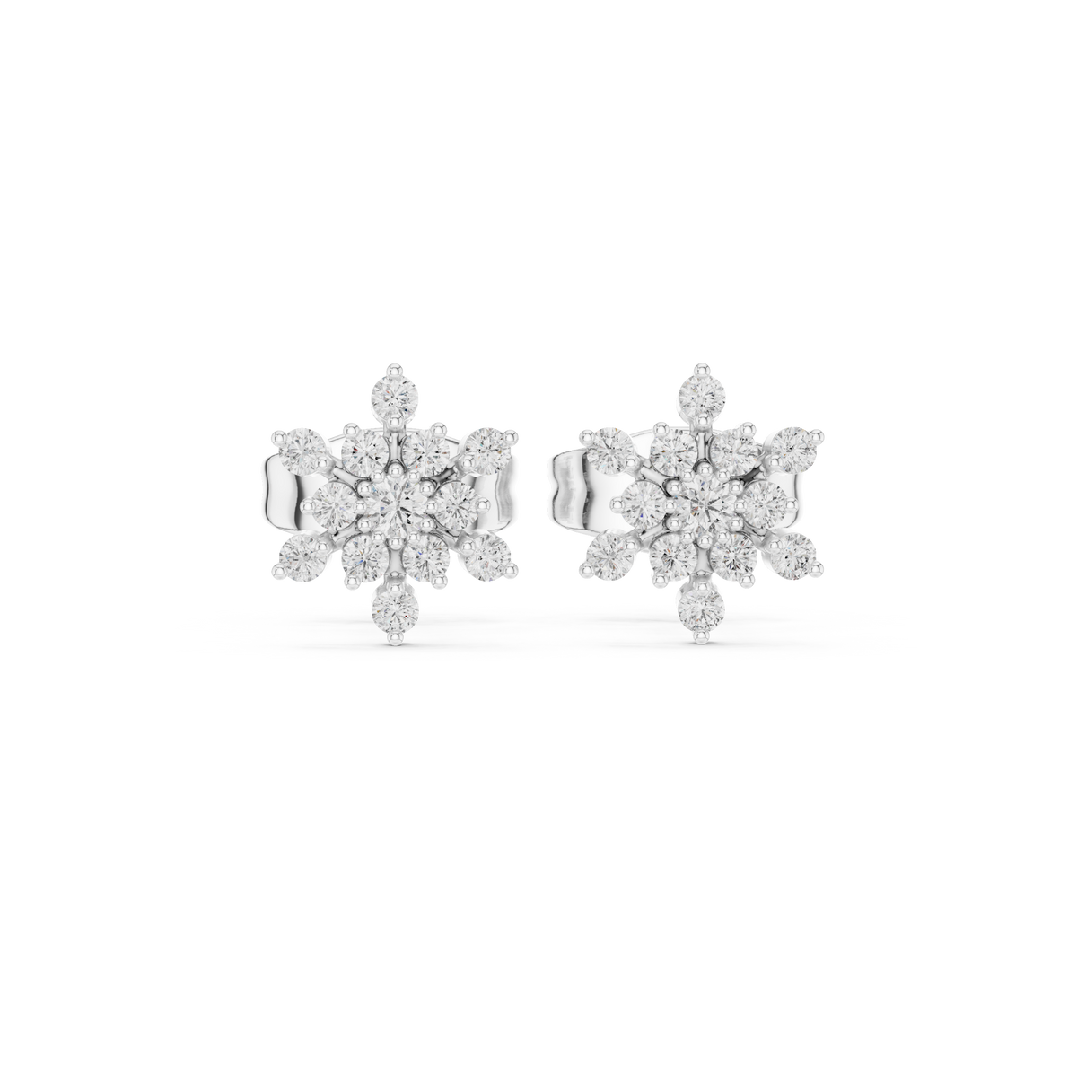 Earring 9#10079E - White Gold - Image