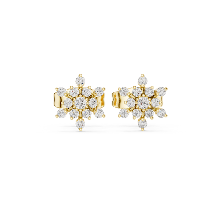 Earring 9#10079E - Yellow Gold - Image