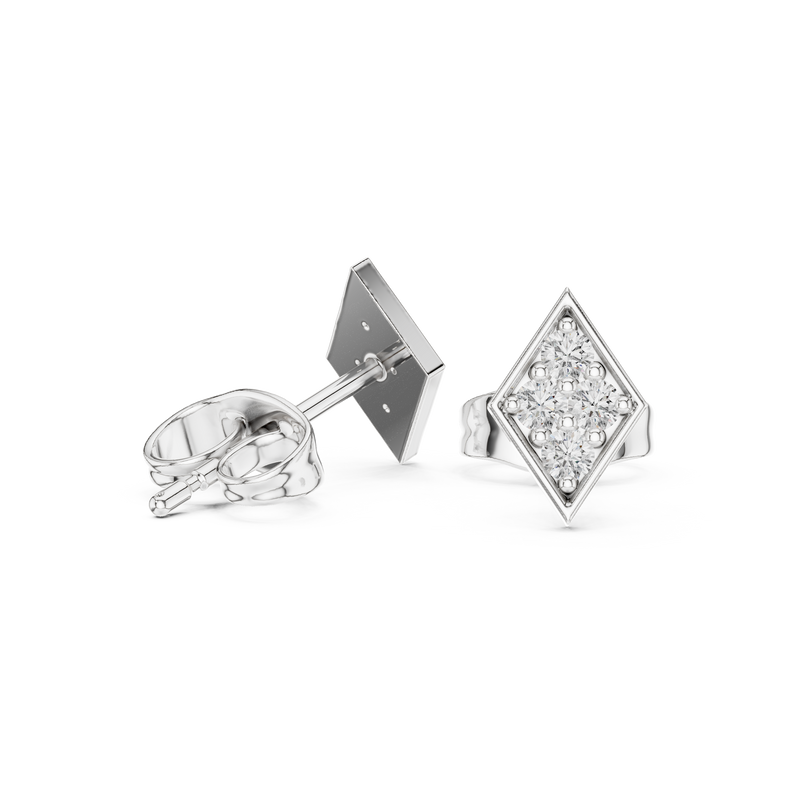 Earring 9#10080E - White Gold - Image