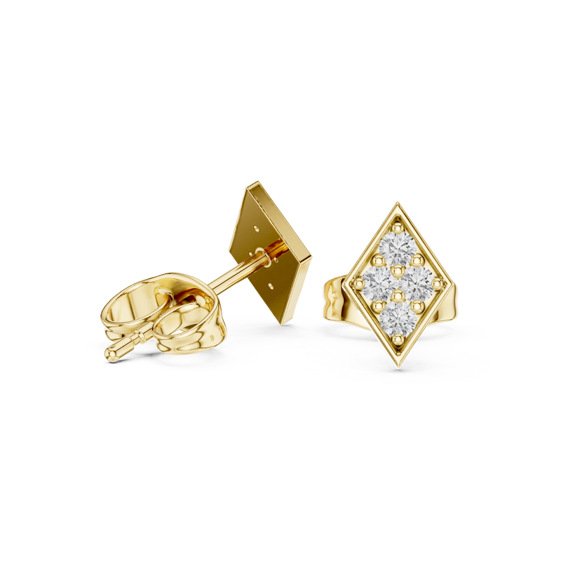 Earring 9#10080E - Yellow Gold - Image
