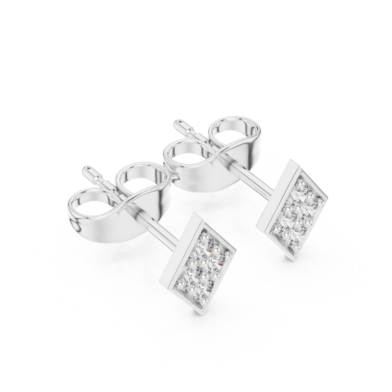 Earring 9#10080E - White Gold - Image