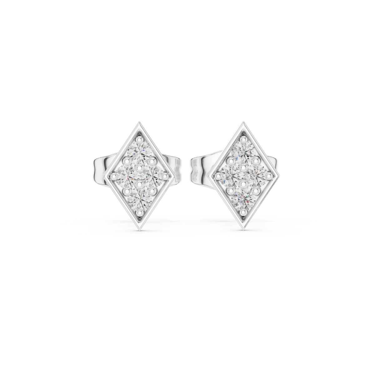 Earring 9#10080E - White Gold - Image