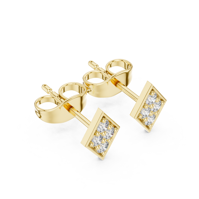 Earring 9#10080E - Yellow Gold - Image