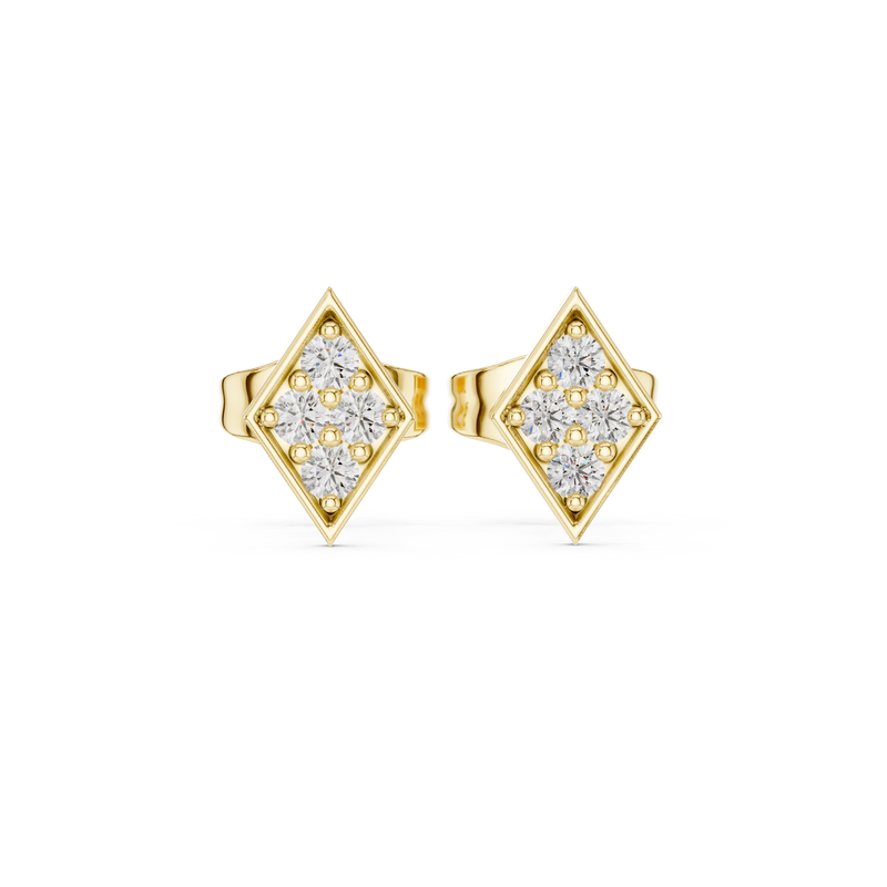 Earring 9#10080E - Yellow Gold - Image