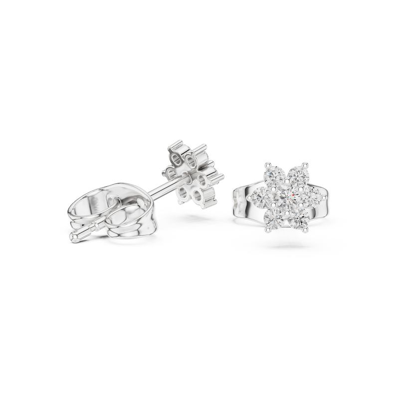 Earring 9#10081E - White Gold - Image