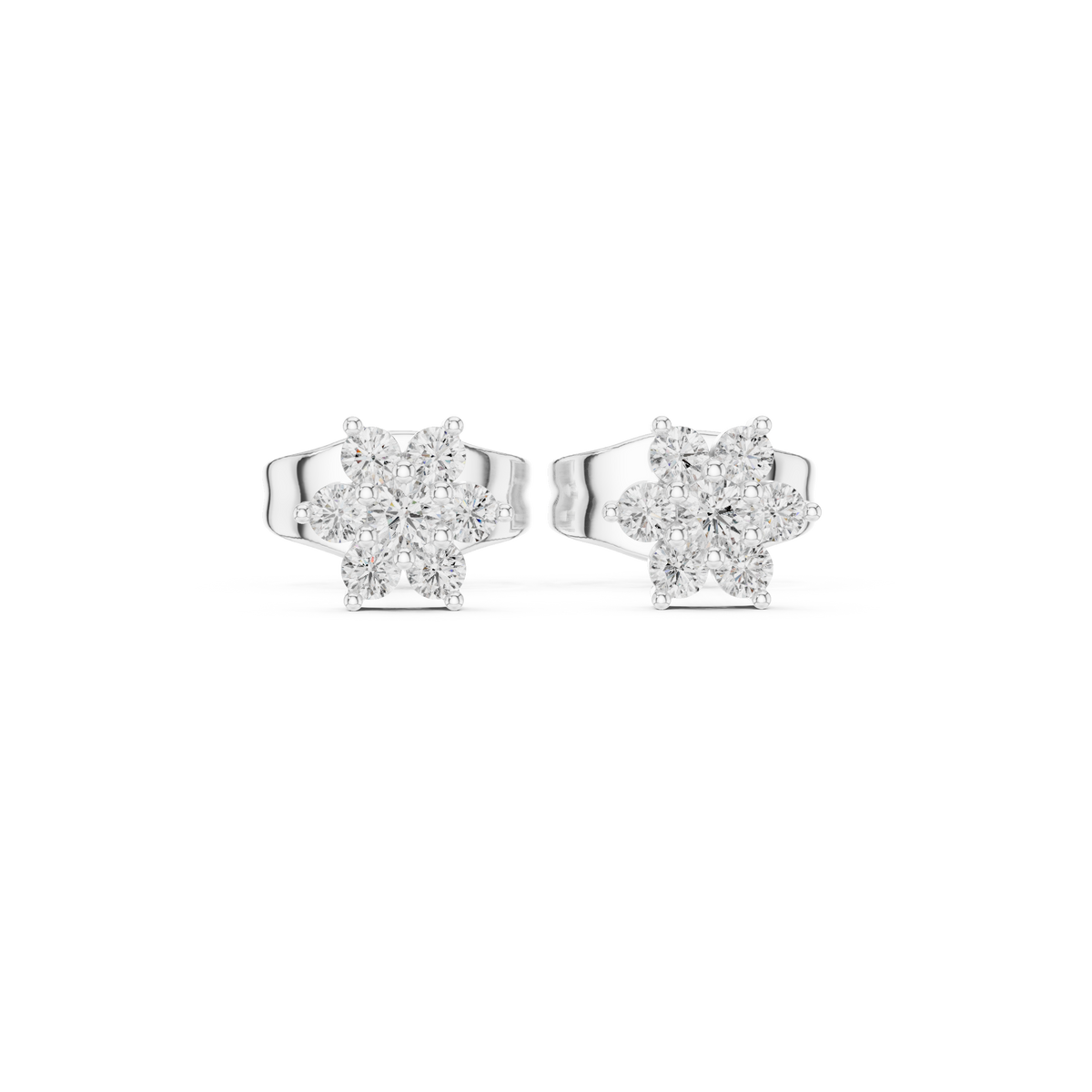 Earring 9#10081E - White Gold - Image