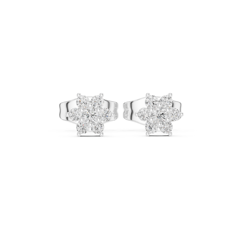 Earring 9#10081E - White Gold - Image