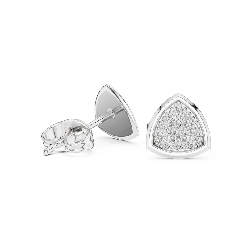 Earring 9#10082E - White Gold - Image