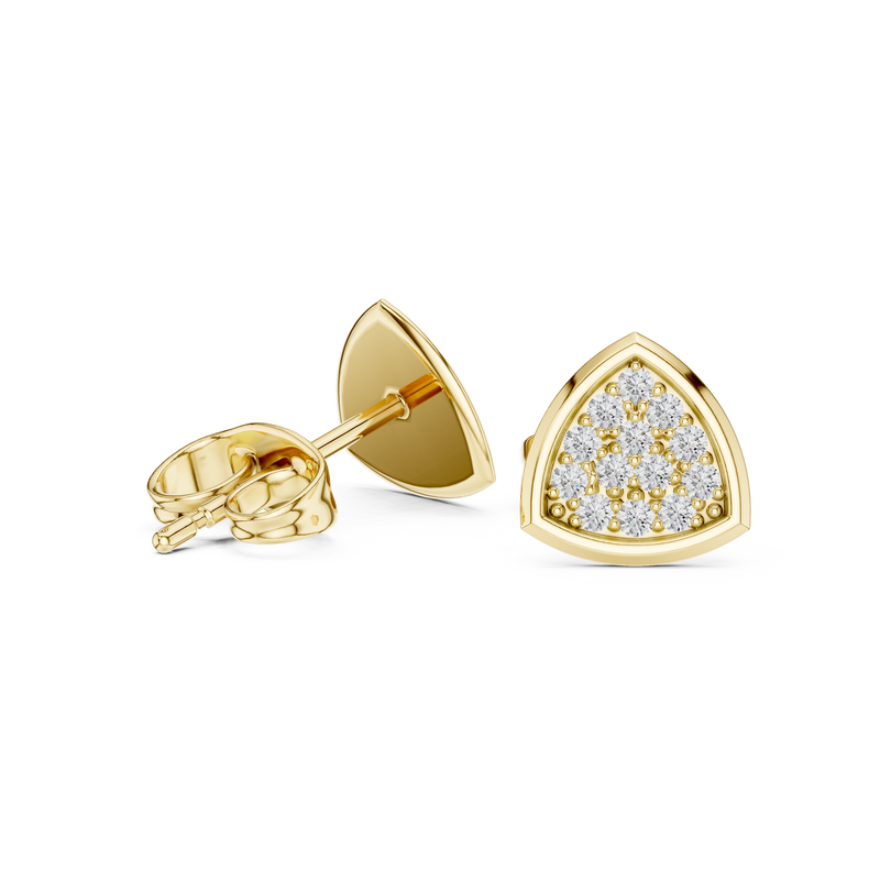Earring 9#10082E - Yellow Gold - Image