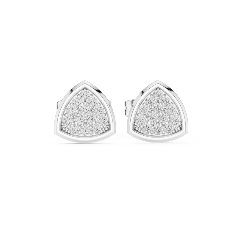 Earring 9#10082E - White Gold - Image