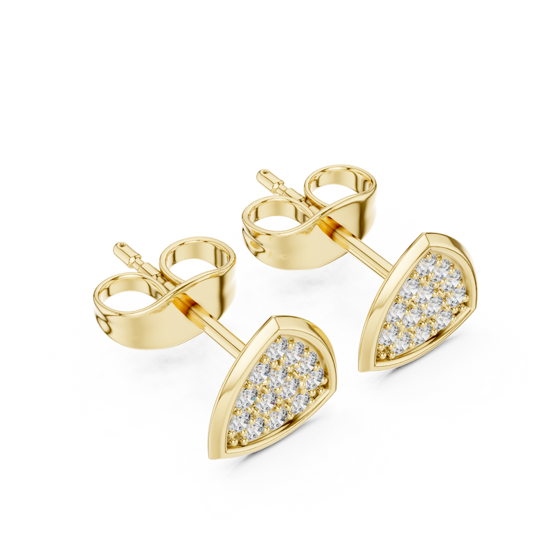 Earring 9#10082E - Yellow Gold - Image