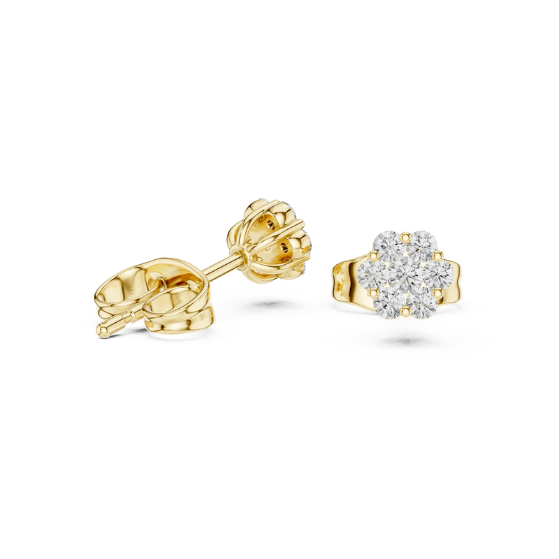 Earring 9#10083E - Yellow Gold - Image