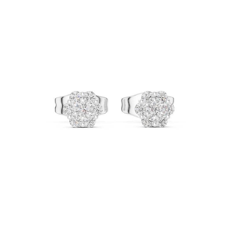 Earring 9#10083E - White Gold - Image