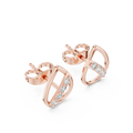 Earring 9#10084E@7 - Rose Gold - Image