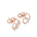 Earring 9#10084E@7 - Rose Gold - Image