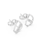 Earring 9#10084E@7 - White Gold - Image