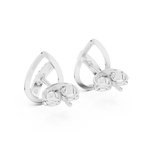Earring 9#10084E@7 - White Gold - Image