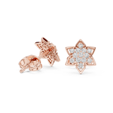 Earring 9#10085E@7 - Rose Gold - Image