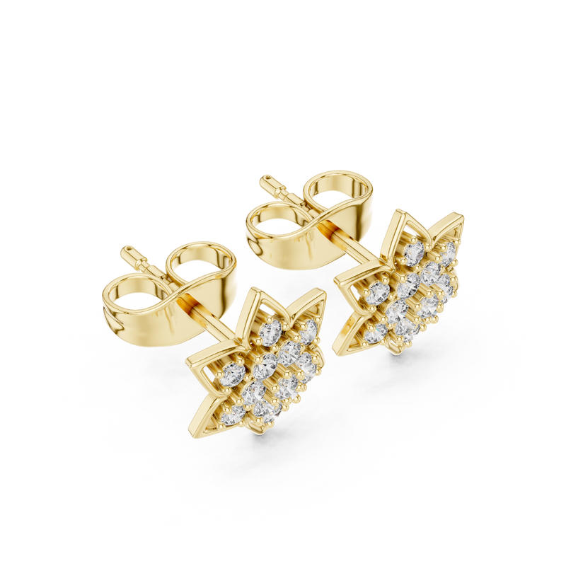 Earring 9#10085E@7 - Yellow Gold - Image