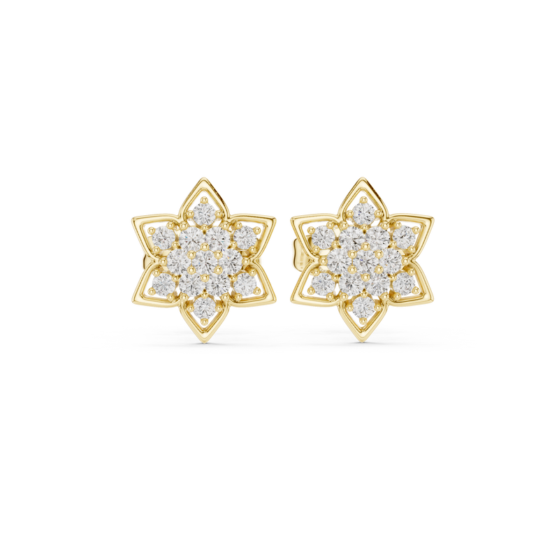 Earring 9#10085E@7 - Yellow Gold - Image