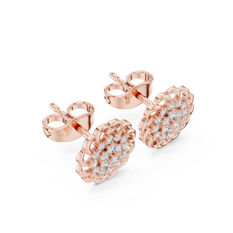 Earring 9#10087E - Rose Gold - Image