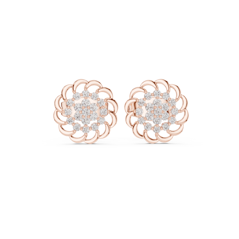 Earring 9#10087E - Rose Gold - Image