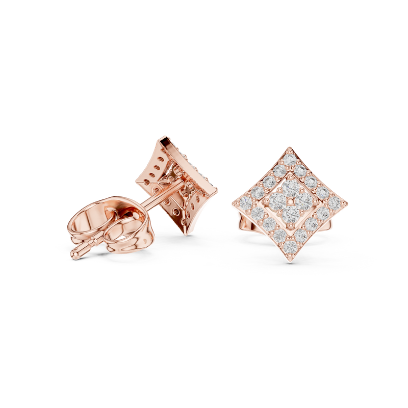 Earring 9#10088E@7 - Rose Gold - Image