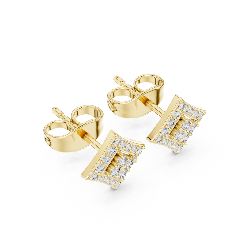 Earring 9#10088E@7 - Yellow Gold - Image