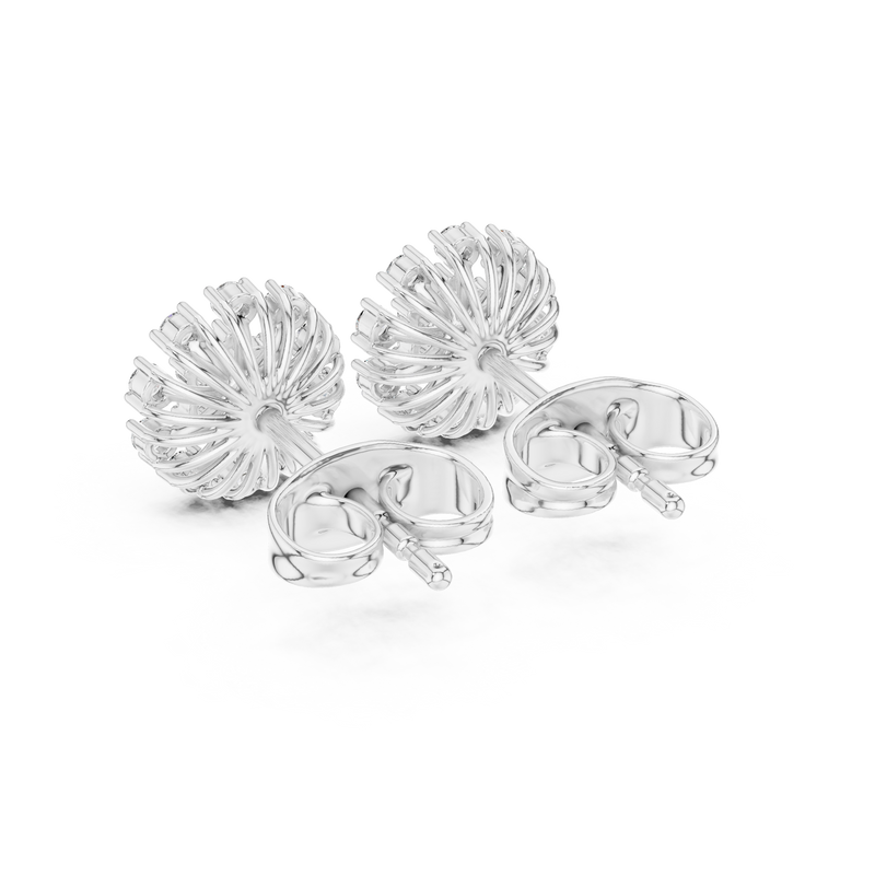 Earring 9#10089E - White Gold - Image