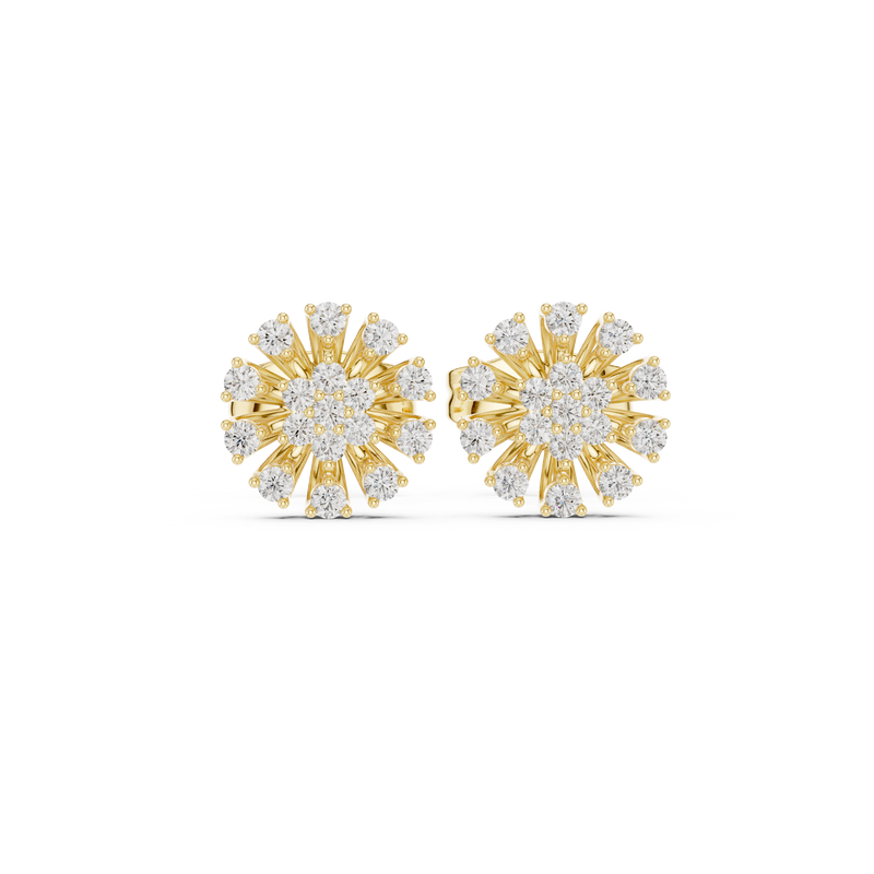 Earring 9#10089E - Yellow Gold - Image