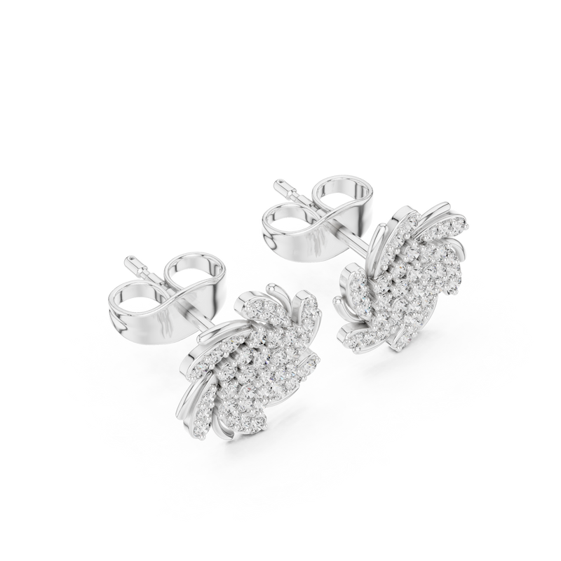 Earring 9#10090E - White Gold - Image
