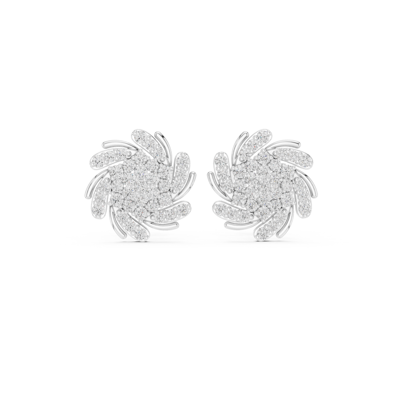 Earring 9#10090E - White Gold - Image