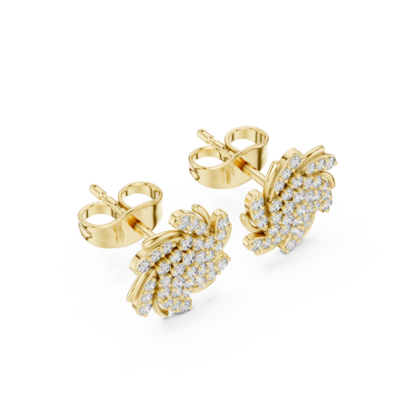 Earring 9#10090E - Yellow Gold - Image