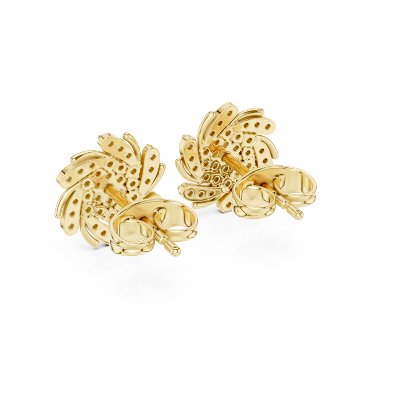 Earring 9#10090E - Yellow Gold - Image