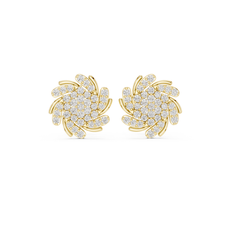 Earring 9#10090E - Yellow Gold - Image