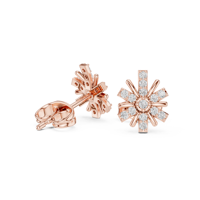 Earring 9#10091E@7 - Rose Gold - Image