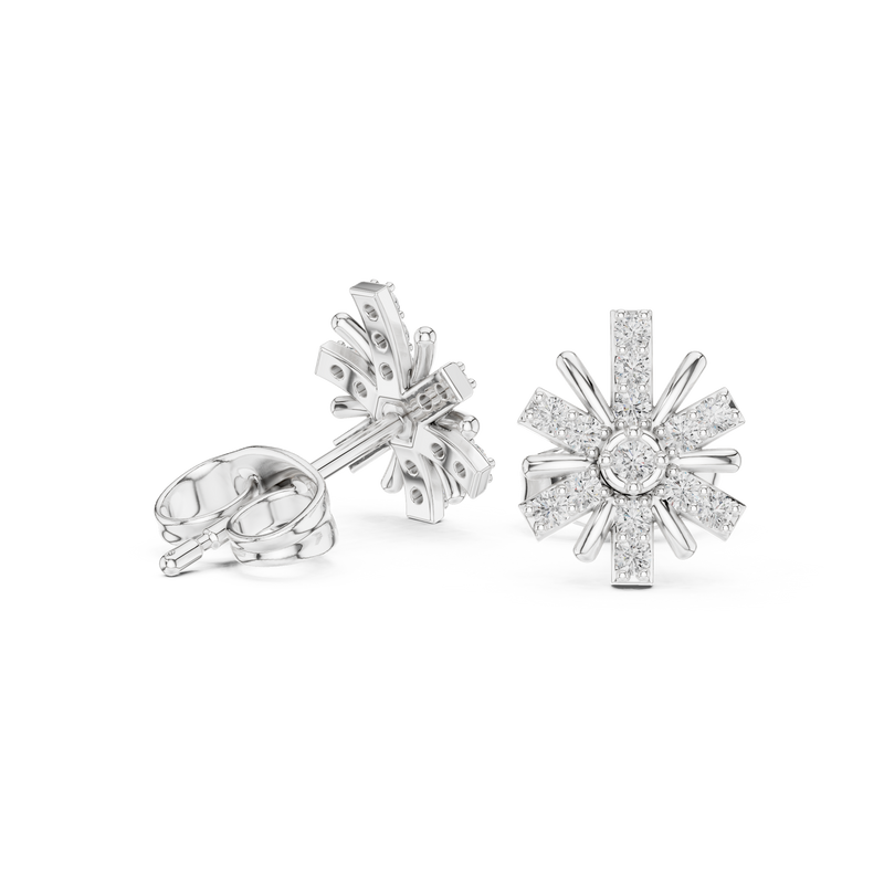 Earring 9#10091E@7 - White Gold - Image